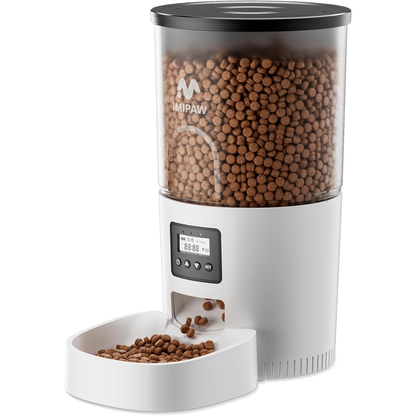 Nolivo Smart Futterspender 3 L – Automatischer Futterautomat mit Timer für Katzen & Hunde