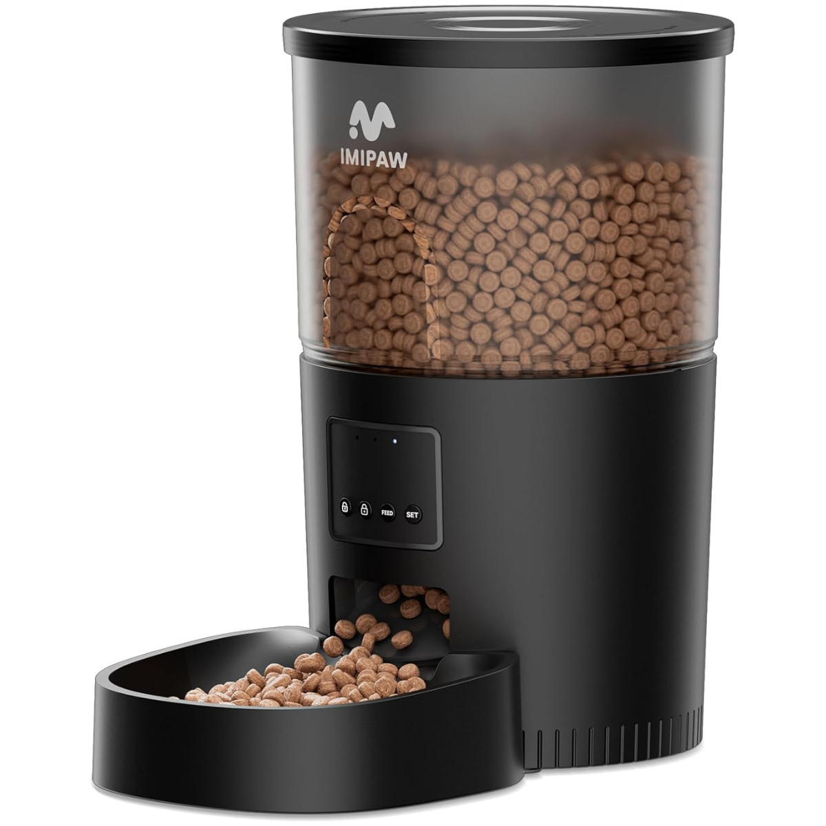 Nolivo Smart Futterspender 3 L – Automatischer Futterautomat mit Timer für Katzen & Hunde