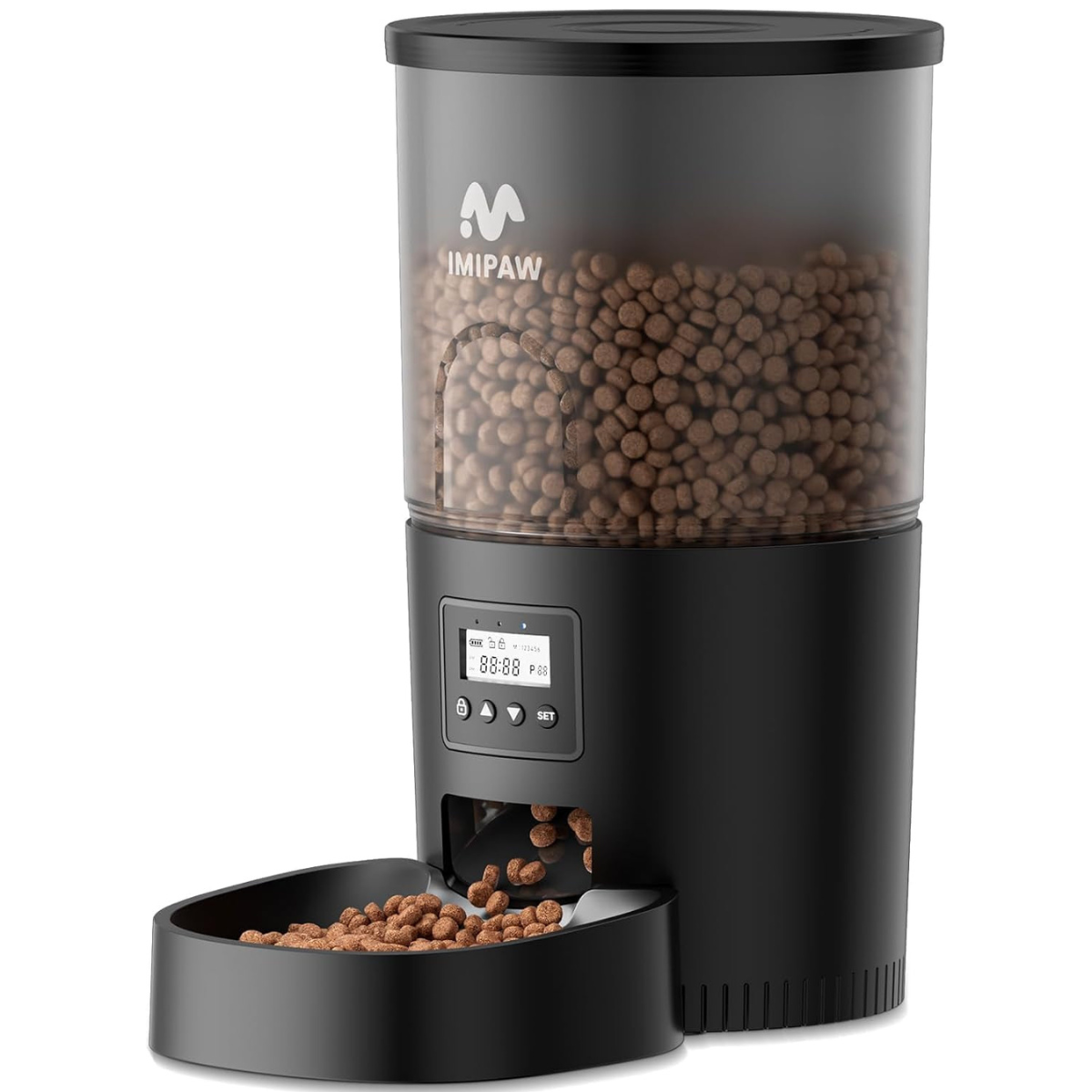 Nolivo Smart Futterspender 3 L – Automatischer Futterautomat mit Timer für Katzen & Hunde