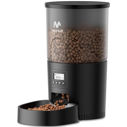 Nolivo Smart Futterspender 3 L – Automatischer Futterautomat mit Timer für Katzen & Hunde