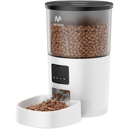 Nolivo Smart Futterspender 3 L – Automatischer Futterautomat mit Timer für Katzen & Hunde