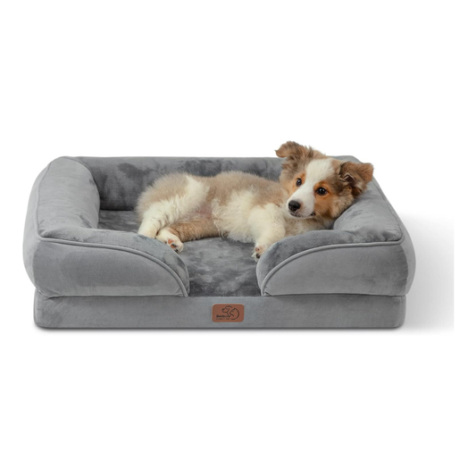 Nolivo SleepHaven™ – Orthopädisches Memory-Foam Hundebett mit abnehmbarem, waschbarem Bezug